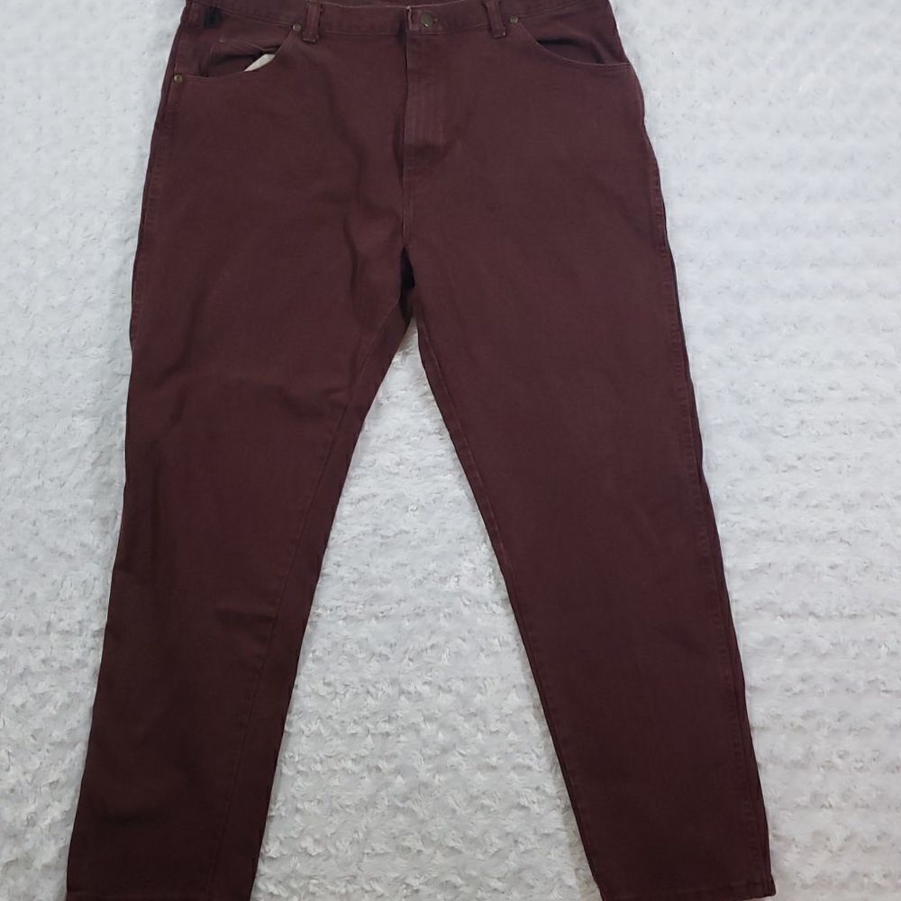 Vintage Wrangler Rugged Wear Straight Cut Zip Fly Jeans Size 40 X 32